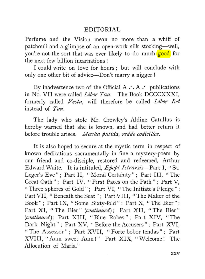 Original scan of The Equinox (Volume I, Number VII), PDF page 25