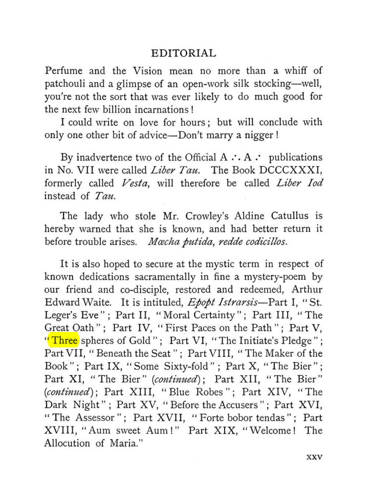 Original scan of The Equinox (Volume I, Number VII), PDF page 25