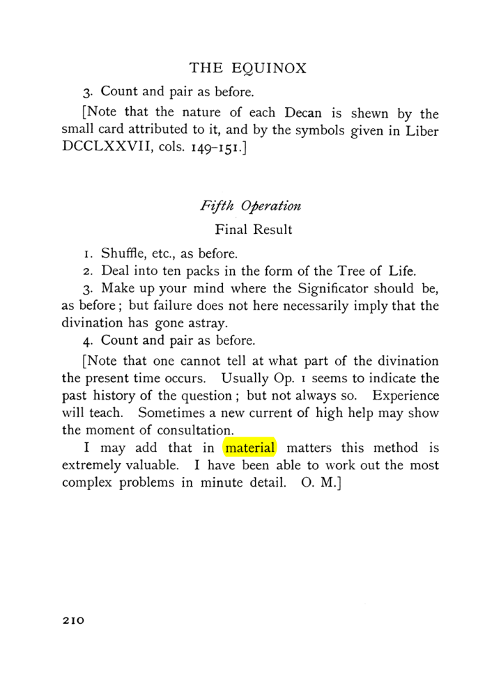 Original scan of The Equinox (Volume I, Number VII), PDF page 252