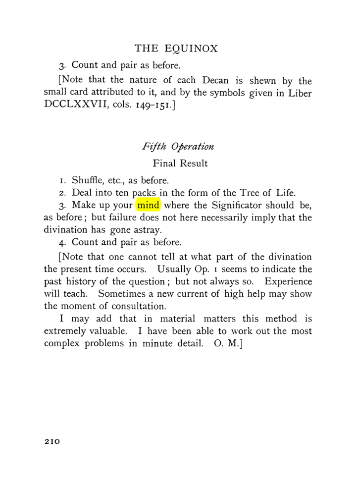Original scan of The Equinox (Volume I, Number VII), PDF page 252