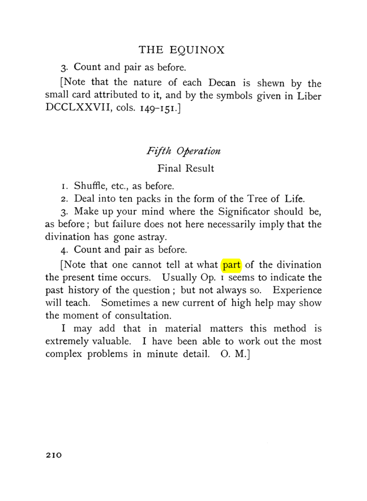 Original scan of The Equinox (Volume I, Number VII), PDF page 252