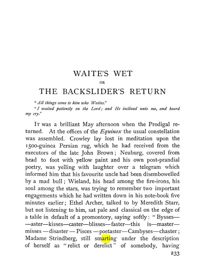 Original scan of The Equinox (Volume I, Number VII), PDF page 275