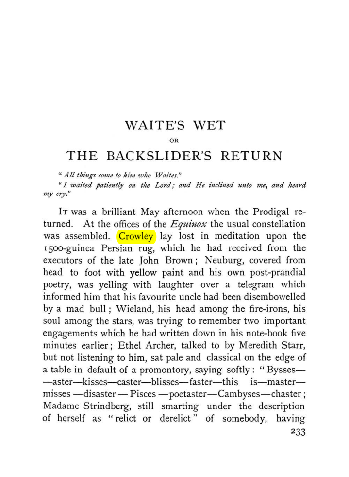 Original scan of The Equinox (Volume I, Number VII), PDF page 275
