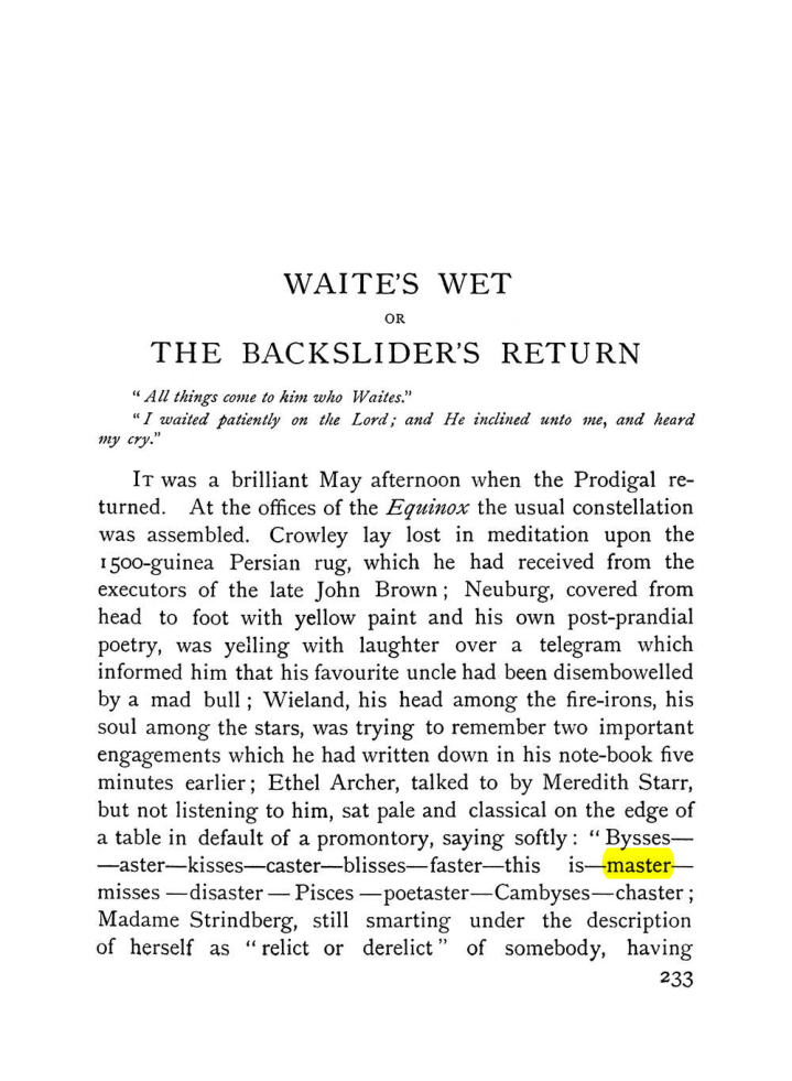 Original scan of The Equinox (Volume I, Number VII), PDF page 275