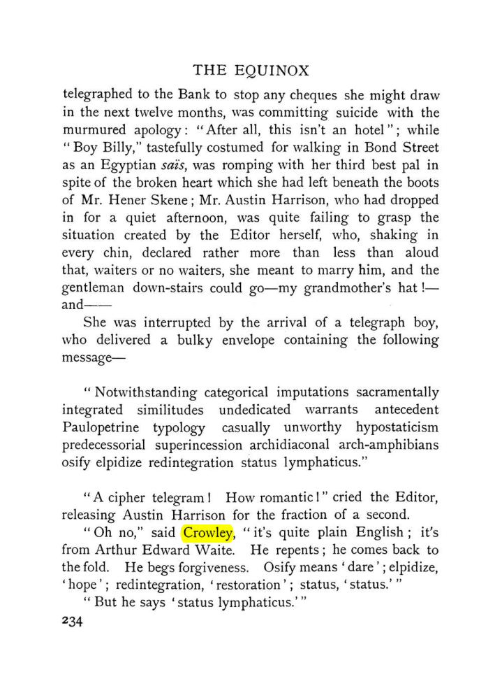 Original scan of The Equinox (Volume I, Number VII), PDF page 276