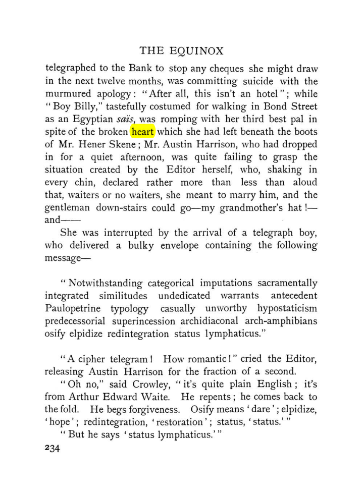 Original scan of The Equinox (Volume I, Number VII), PDF page 276