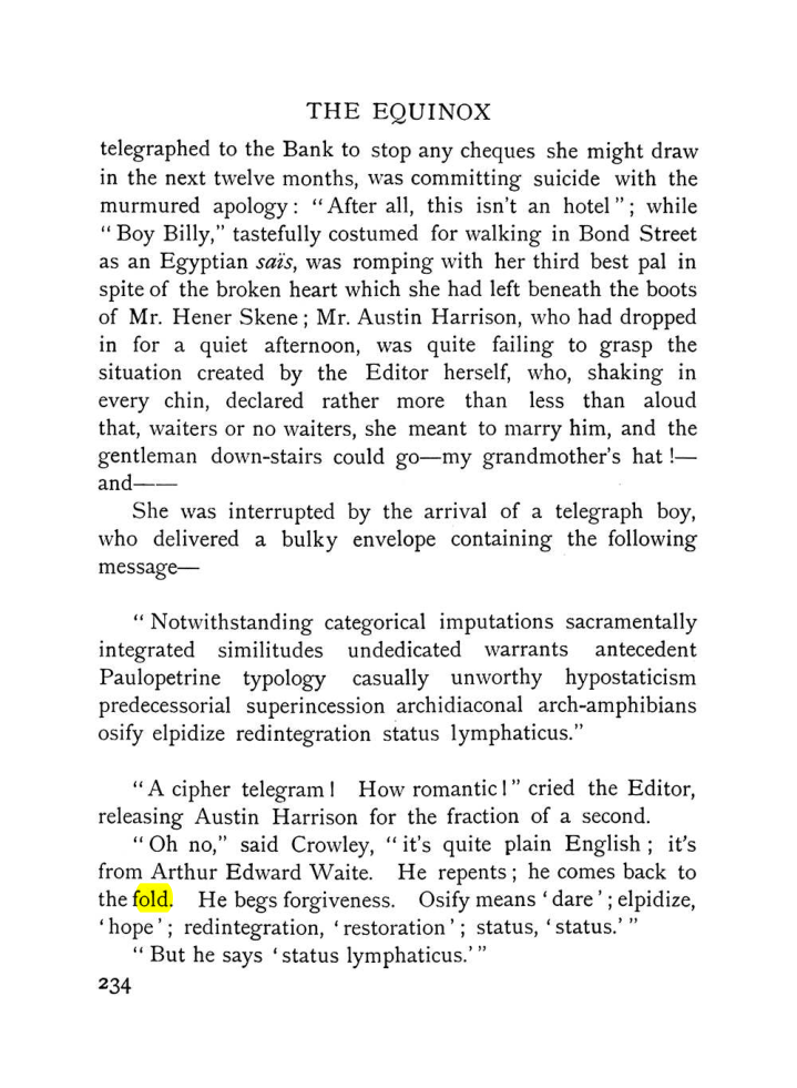 Original scan of The Equinox (Volume I, Number VII), PDF page 276