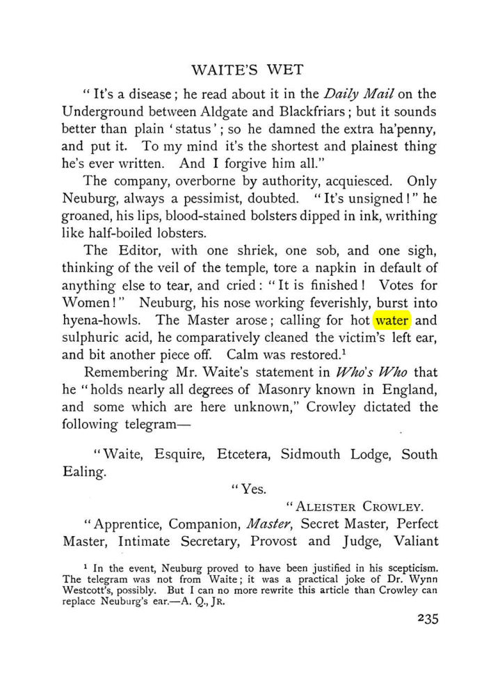 Original scan of The Equinox (Volume I, Number VII), PDF page 277