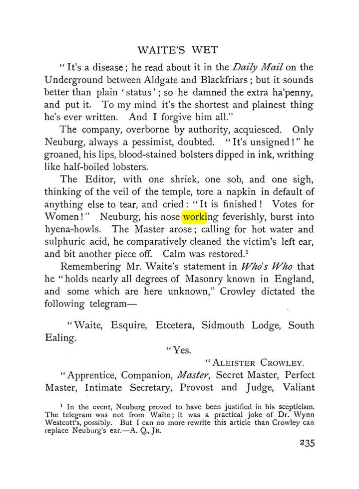 Original scan of The Equinox (Volume I, Number VII), PDF page 277