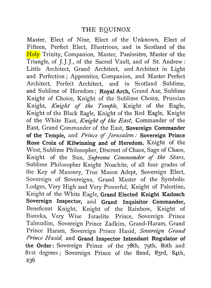 Original scan of The Equinox (Volume I, Number VII), PDF page 278
