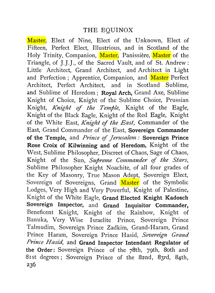 Original scan of The Equinox (Volume I, Number VII), PDF page 278