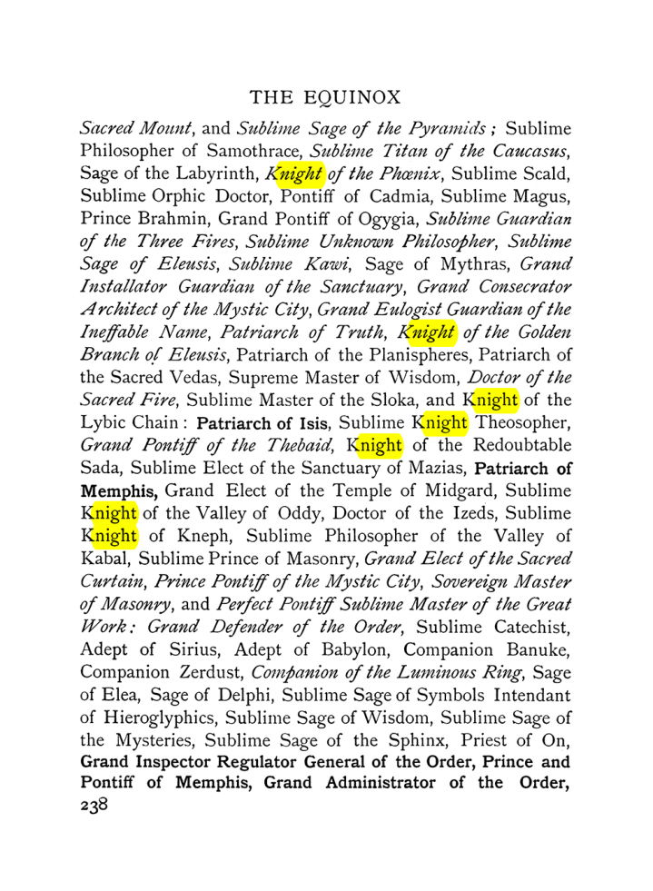 Original scan of The Equinox (Volume I, Number VII), PDF page 280
