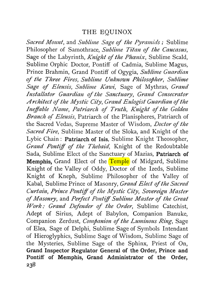 Original scan of The Equinox (Volume I, Number VII), PDF page 280