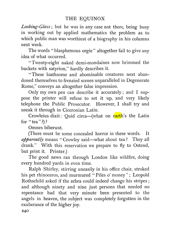 Original scan of The Equinox (Volume I, Number VII), PDF page 282