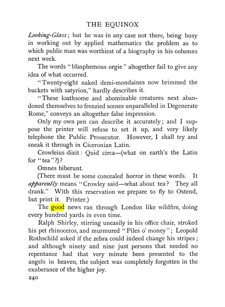 Original scan of The Equinox (Volume I, Number VII), PDF page 282