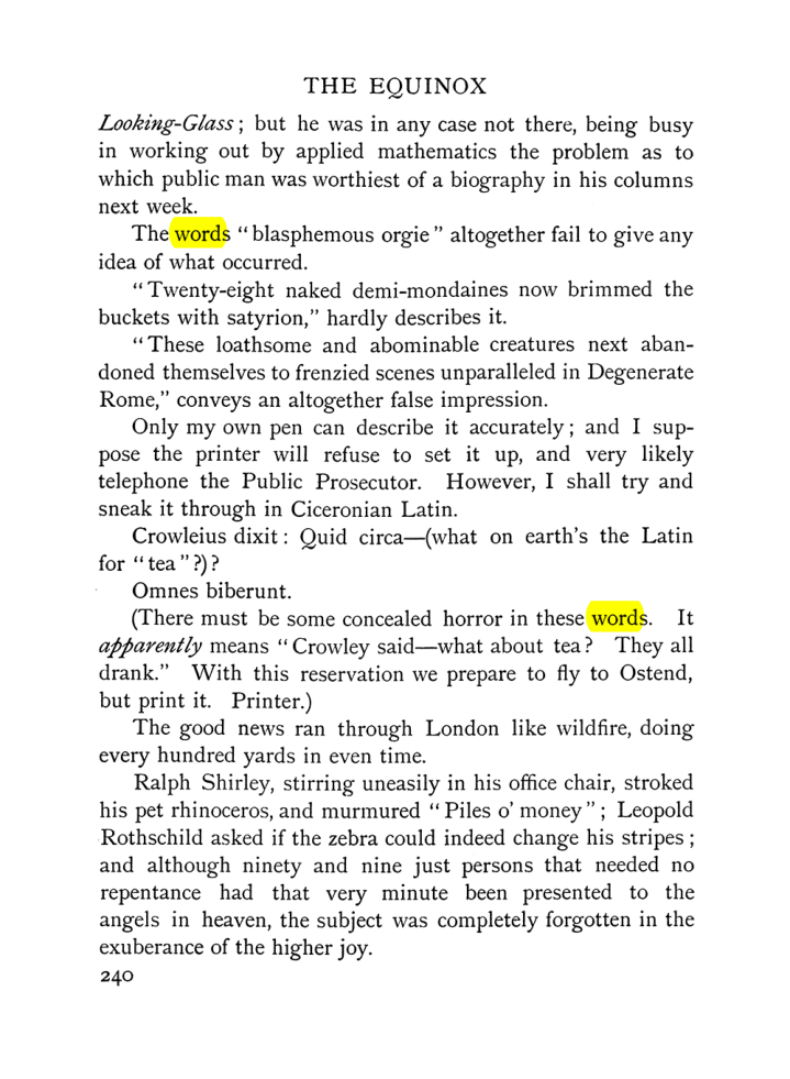 Original scan of The Equinox (Volume I, Number VII), PDF page 282