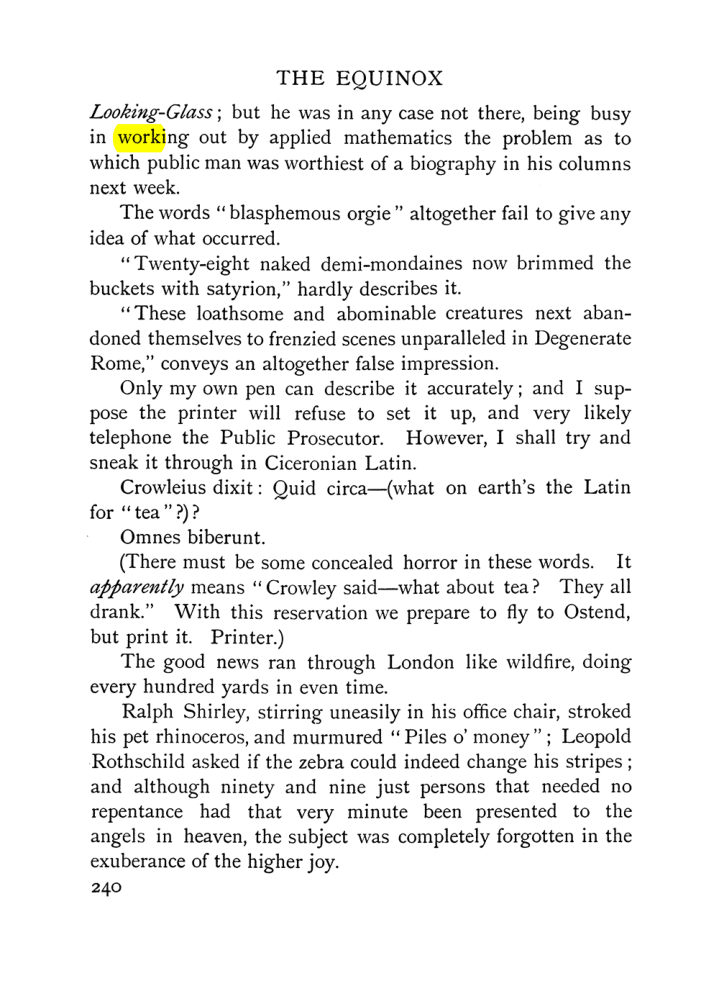 Original scan of The Equinox (Volume I, Number VII), PDF page 282
