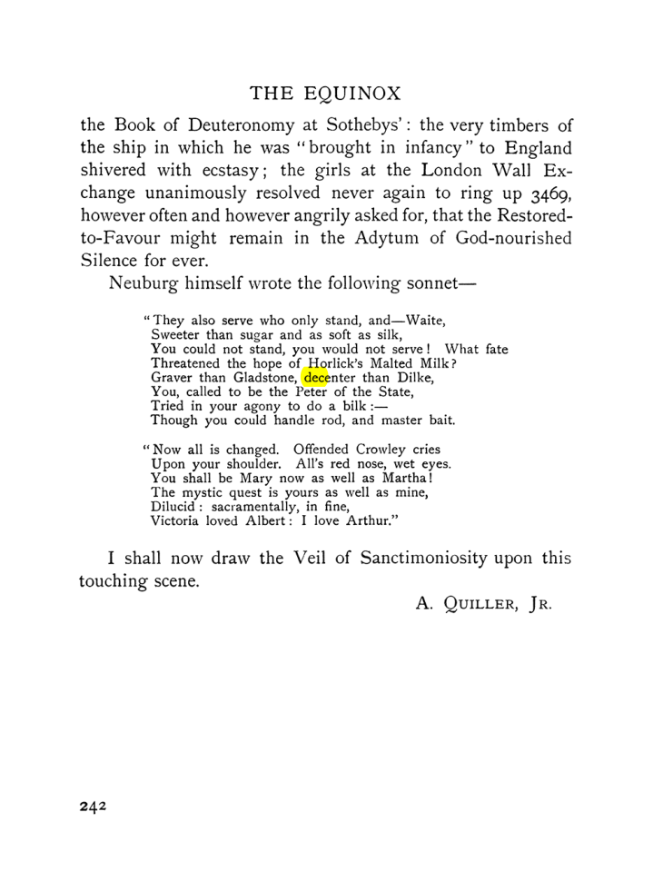 Original scan of The Equinox (Volume I, Number VII), PDF page 284