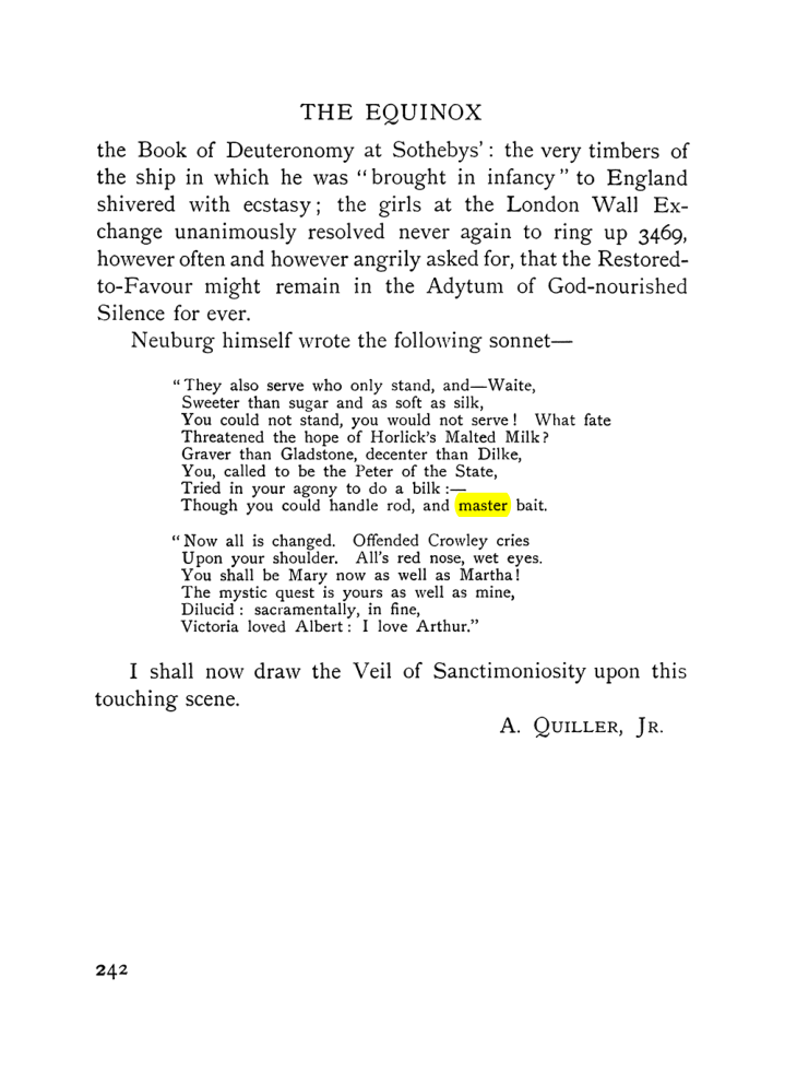 Original scan of The Equinox (Volume I, Number VII), PDF page 284