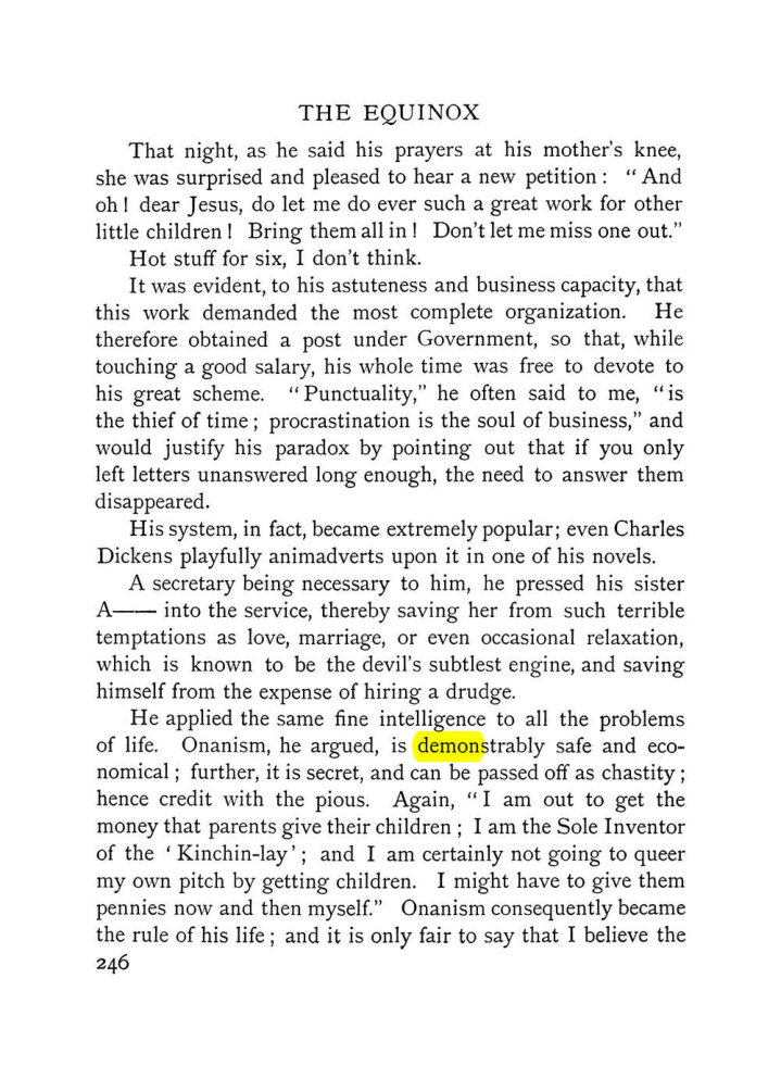 Original scan of The Equinox (Volume I, Number VII), PDF page 288