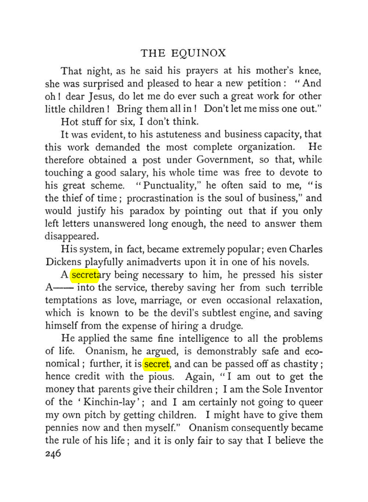 Original scan of The Equinox (Volume I, Number VII), PDF page 288