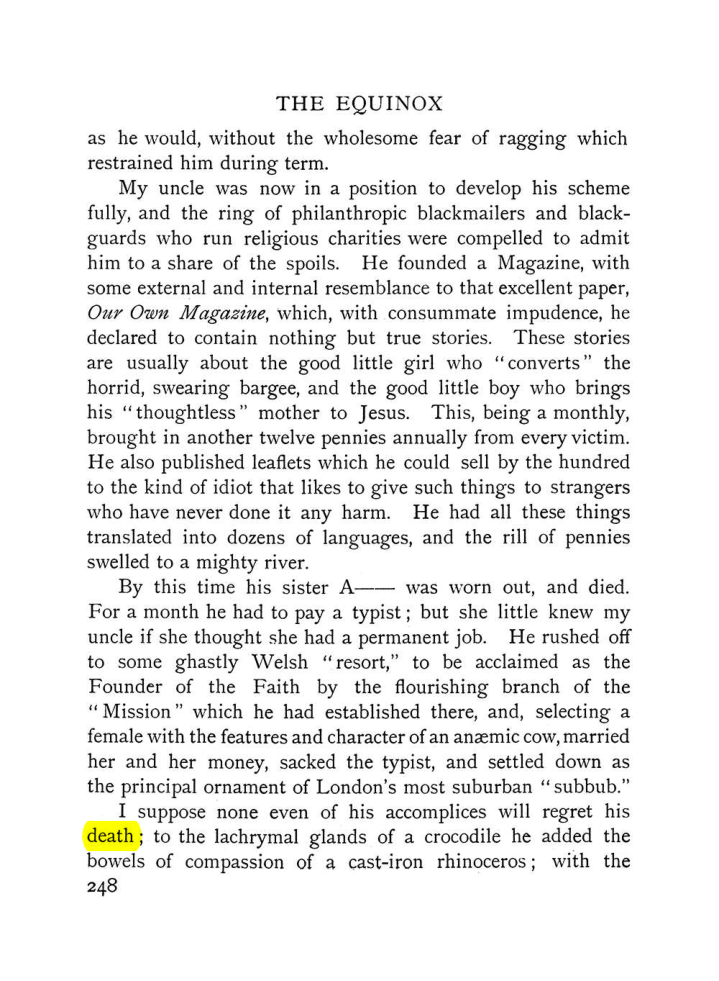 Original scan of The Equinox (Volume I, Number VII), PDF page 290