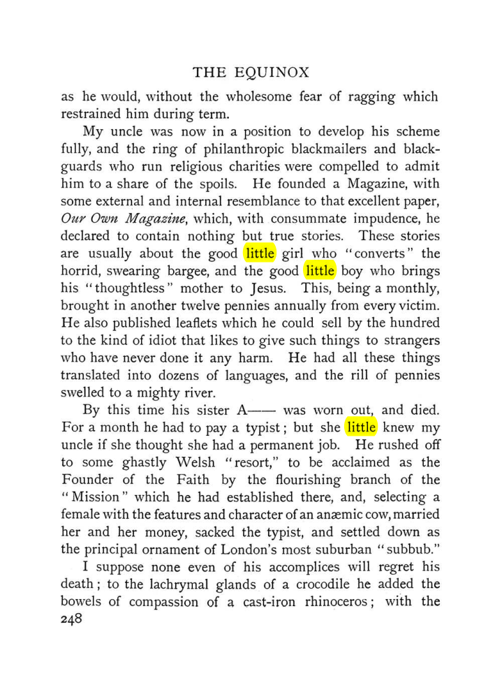 Original scan of The Equinox (Volume I, Number VII), PDF page 290