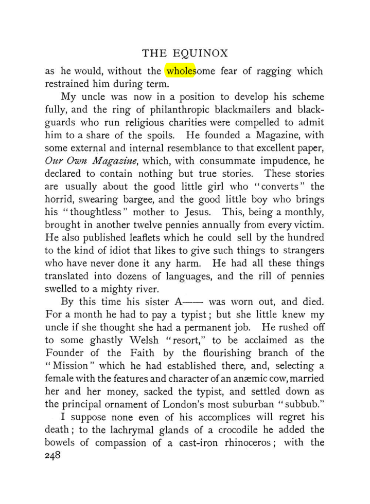 Original scan of The Equinox (Volume I, Number VII), PDF page 290
