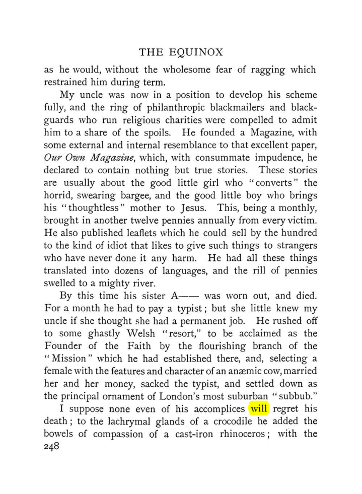 Original scan of The Equinox (Volume I, Number VII), PDF page 290