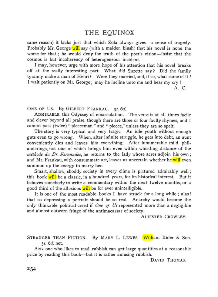 Original scan of The Equinox (Volume I, Number VII), PDF page 296