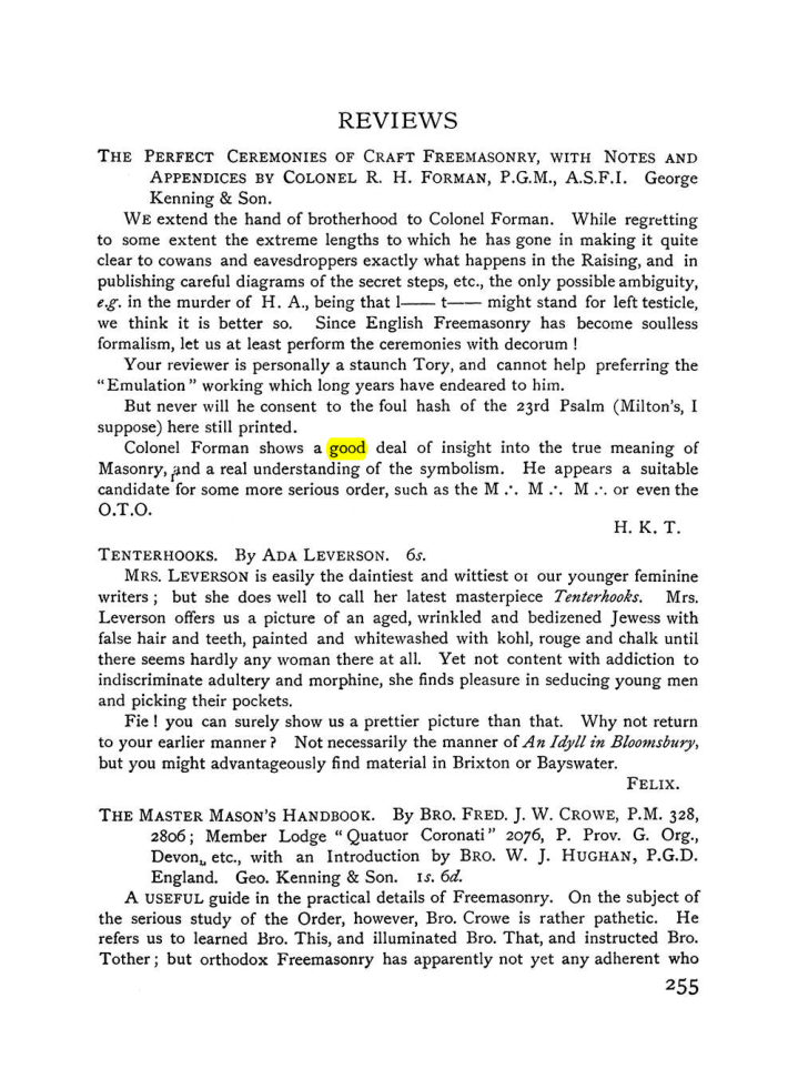 Original scan of The Equinox (Volume I, Number VII), PDF page 297
