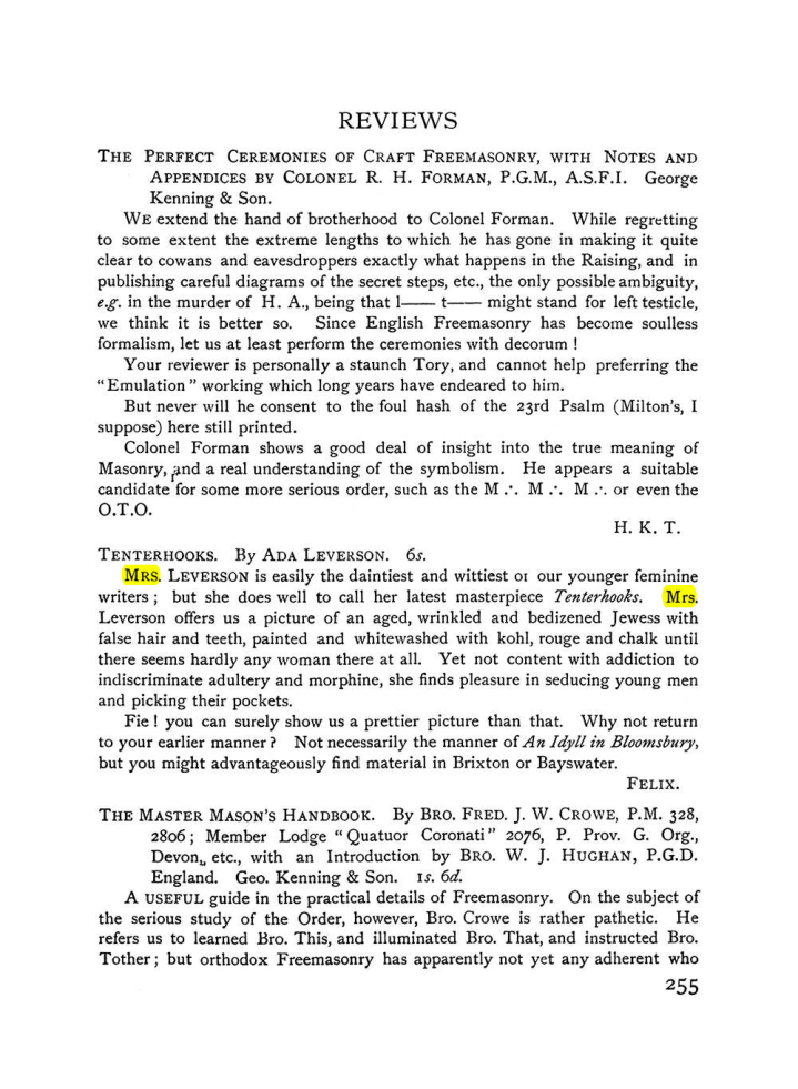 Original scan of The Equinox (Volume I, Number VII), PDF page 297