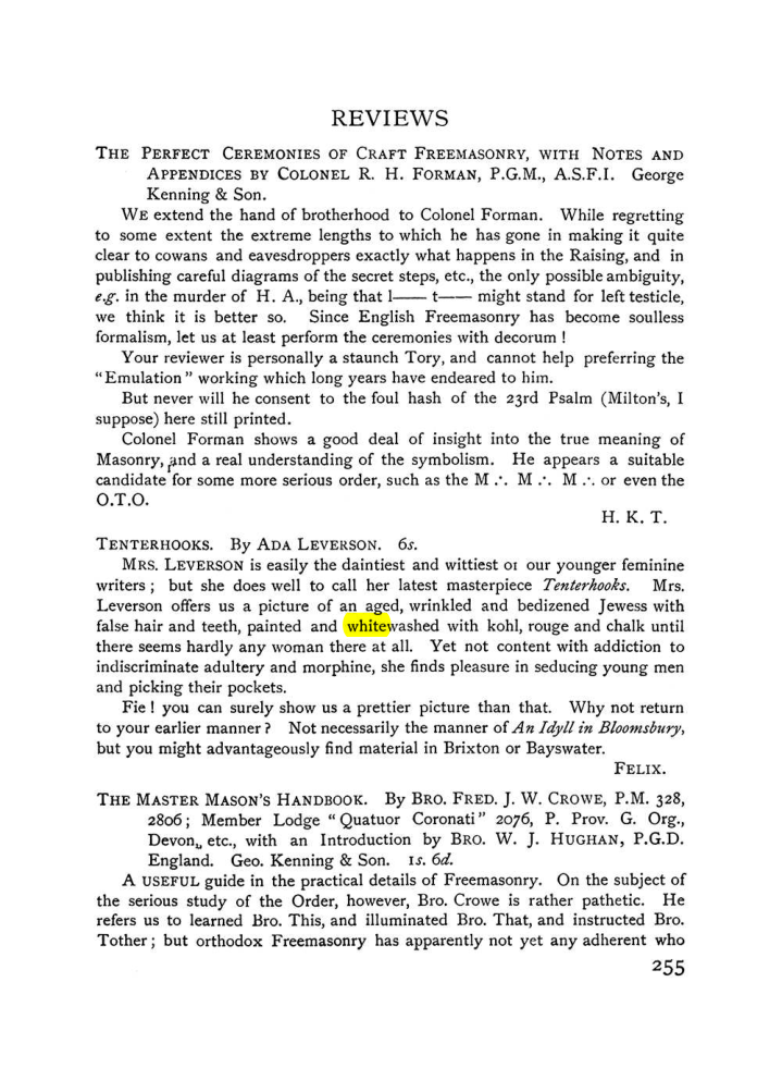 Original scan of The Equinox (Volume I, Number VII), PDF page 297