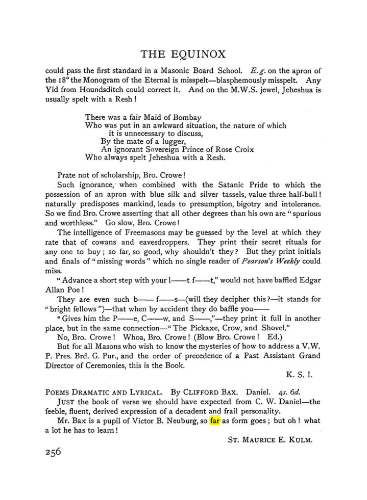 Original scan of The Equinox (Volume I, Number VII), PDF page 298