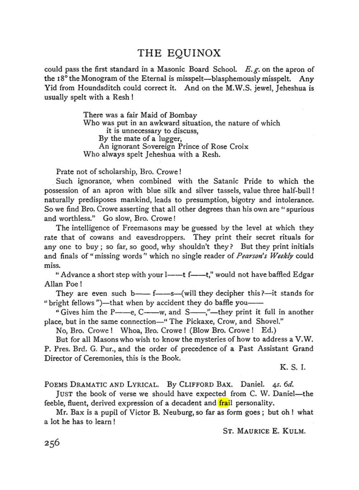 Original scan of The Equinox (Volume I, Number VII), PDF page 298