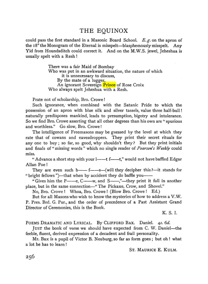 Original scan of The Equinox (Volume I, Number VII), PDF page 298