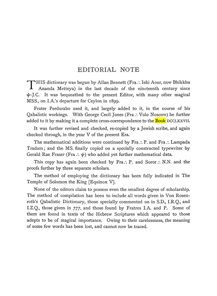 Original scan of The Equinox (Volume I, Number VII), PDF page 305