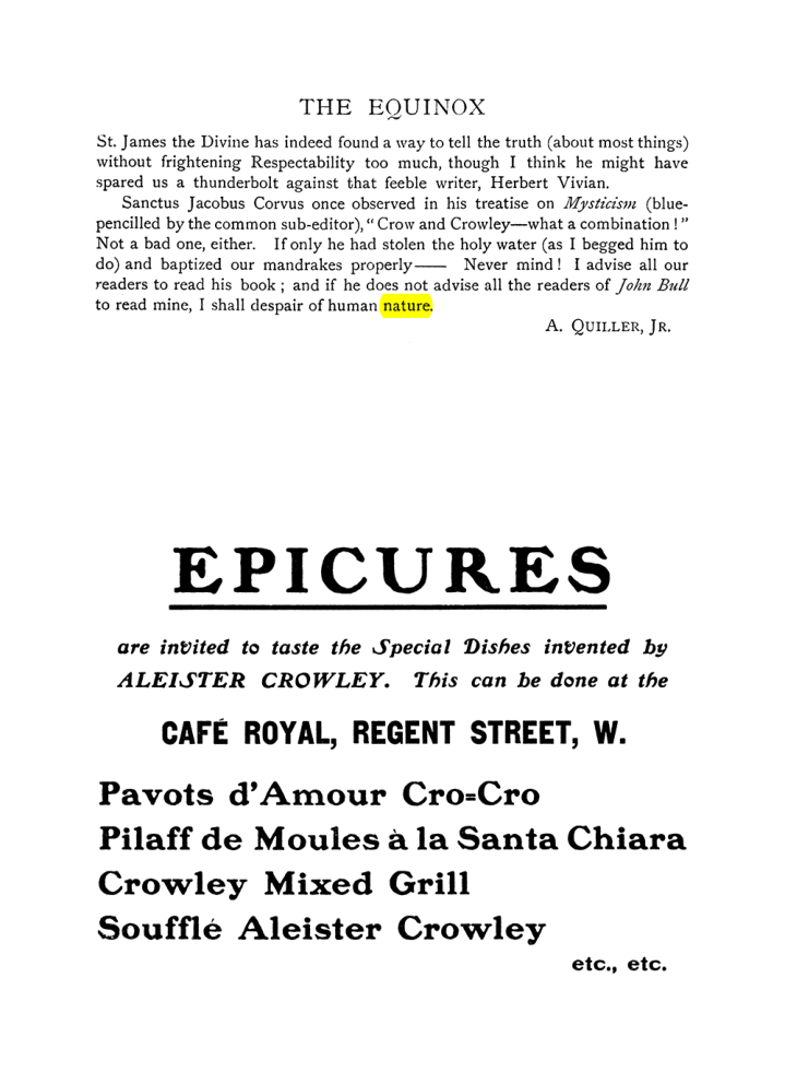 Original scan of The Equinox (Volume I, Number VII), PDF page 418