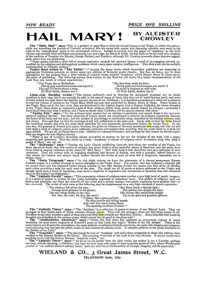 Original scan of The Equinox (Volume I, Number VII), PDF page 422