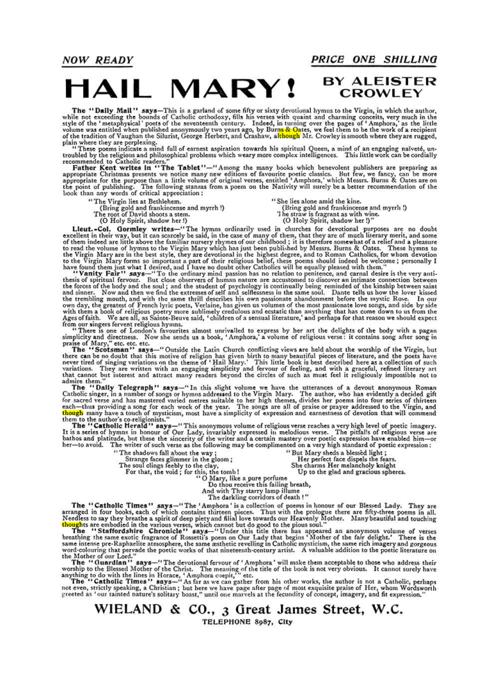 Original scan of The Equinox (Volume I, Number VII), PDF page 422