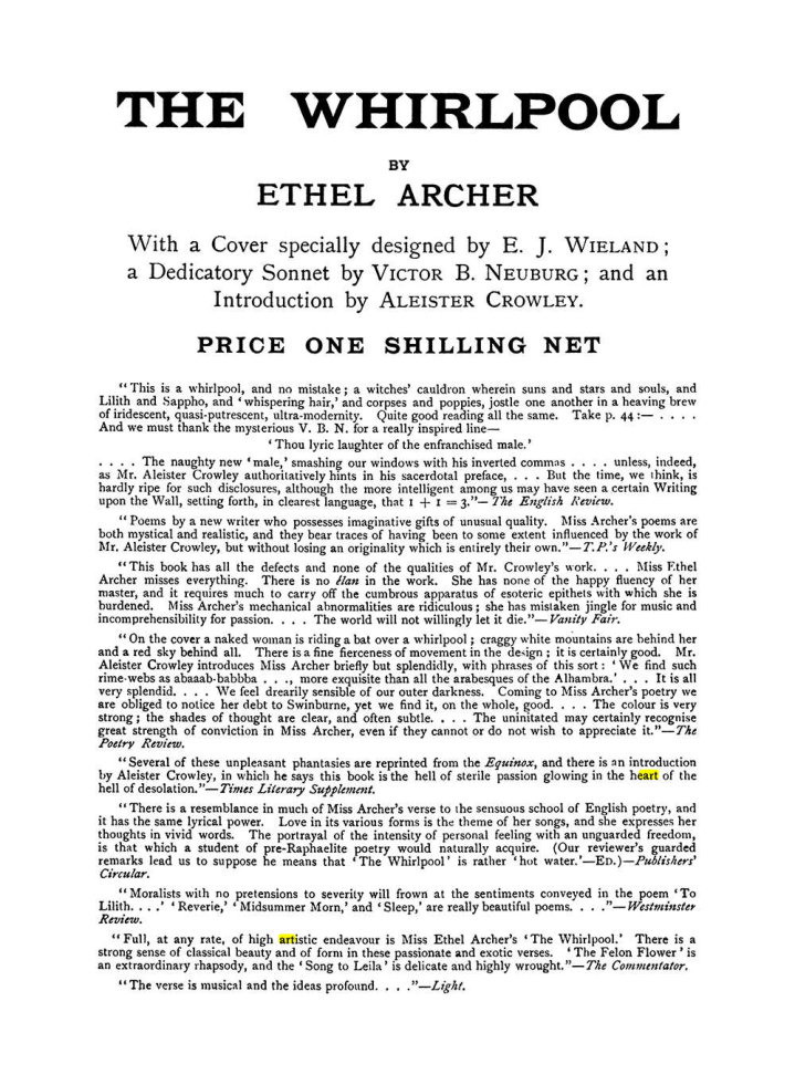 Original scan of The Equinox (Volume I, Number VII), PDF page 426