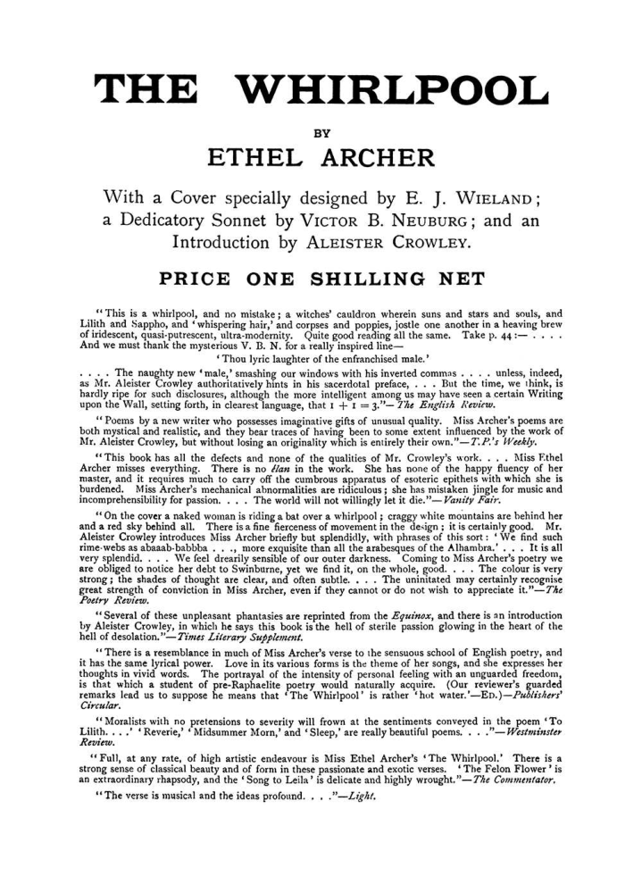 Original scan of The Equinox (Volume I, Number VII), PDF page 426