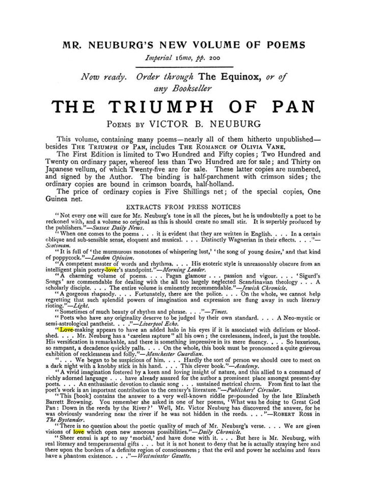 Original scan of The Equinox (Volume I, Number VII), PDF page 427