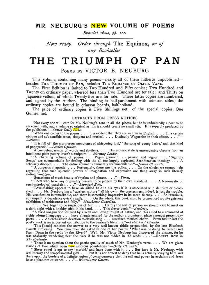 Original scan of The Equinox (Volume I, Number VII), PDF page 427