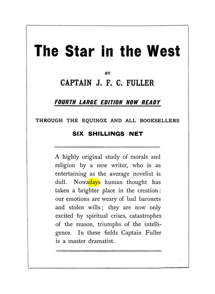 Original scan of The Equinox (Volume I, Number VII), PDF page 429