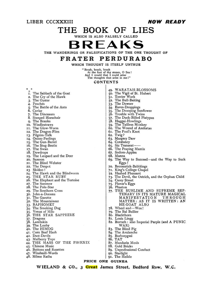 Original scan of The Equinox (Volume I, Number VII), PDF page 437