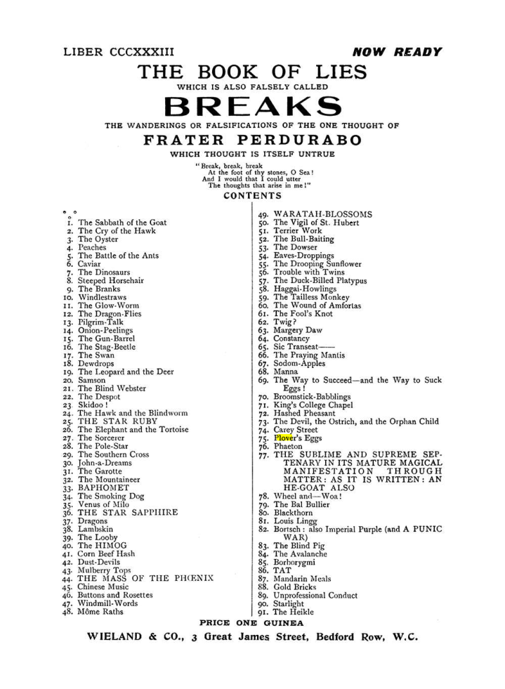 Original scan of The Equinox (Volume I, Number VII), PDF page 437