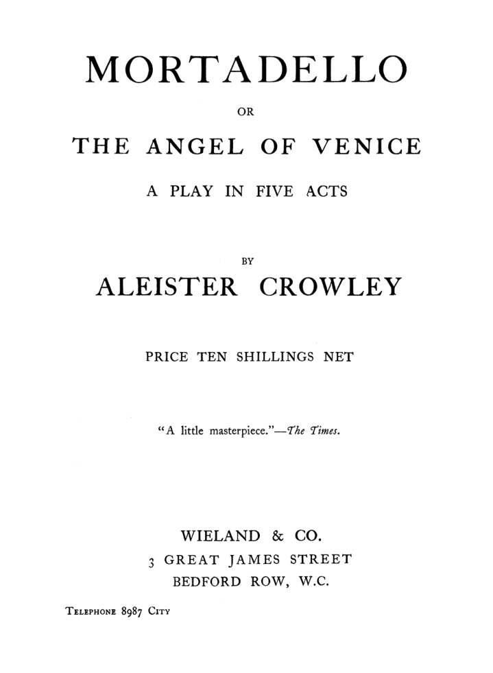 Original scan of The Equinox (Volume I, Number VII), PDF page 438