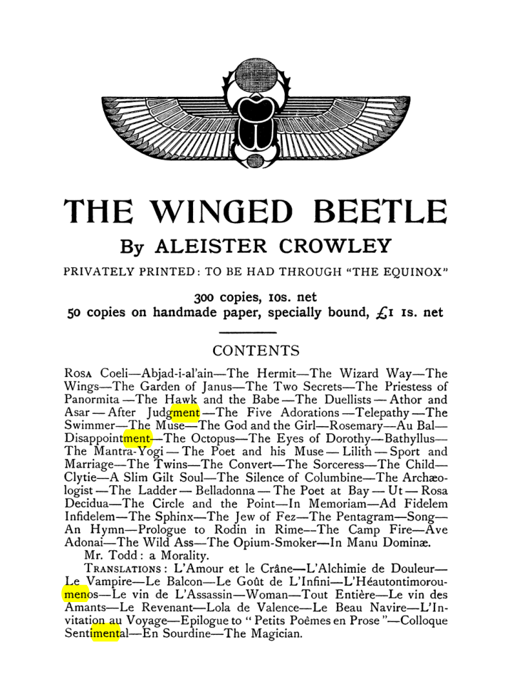 Original scan of The Equinox (Volume I, Number VII), PDF page 439