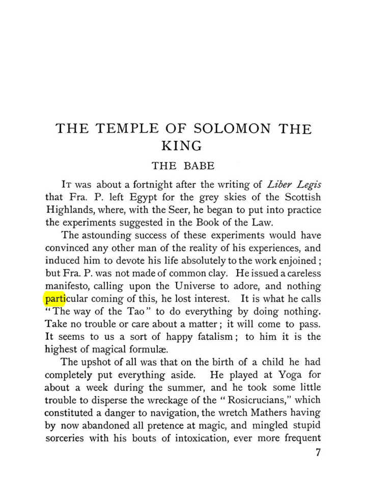 Original scan of The Equinox (Volume I, Number VII), PDF page 47